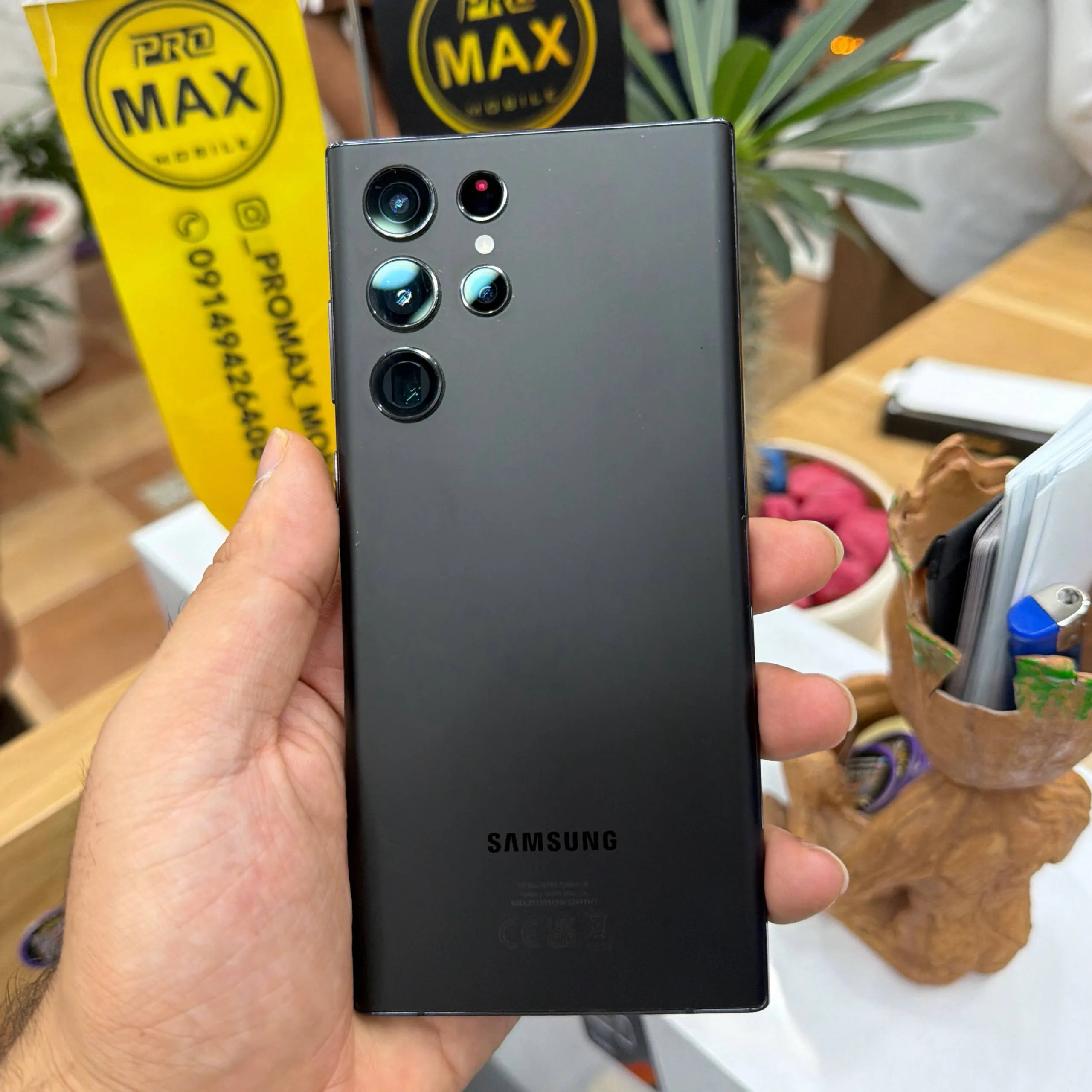 گوشی سامسونگ Galaxy S22 Ultra 5G ظرفیت ۱۲۸ گیگابایت رم ۸ گیگابایت دو سیمکارت – مشکی، کارکرده در حد نو - Image 4