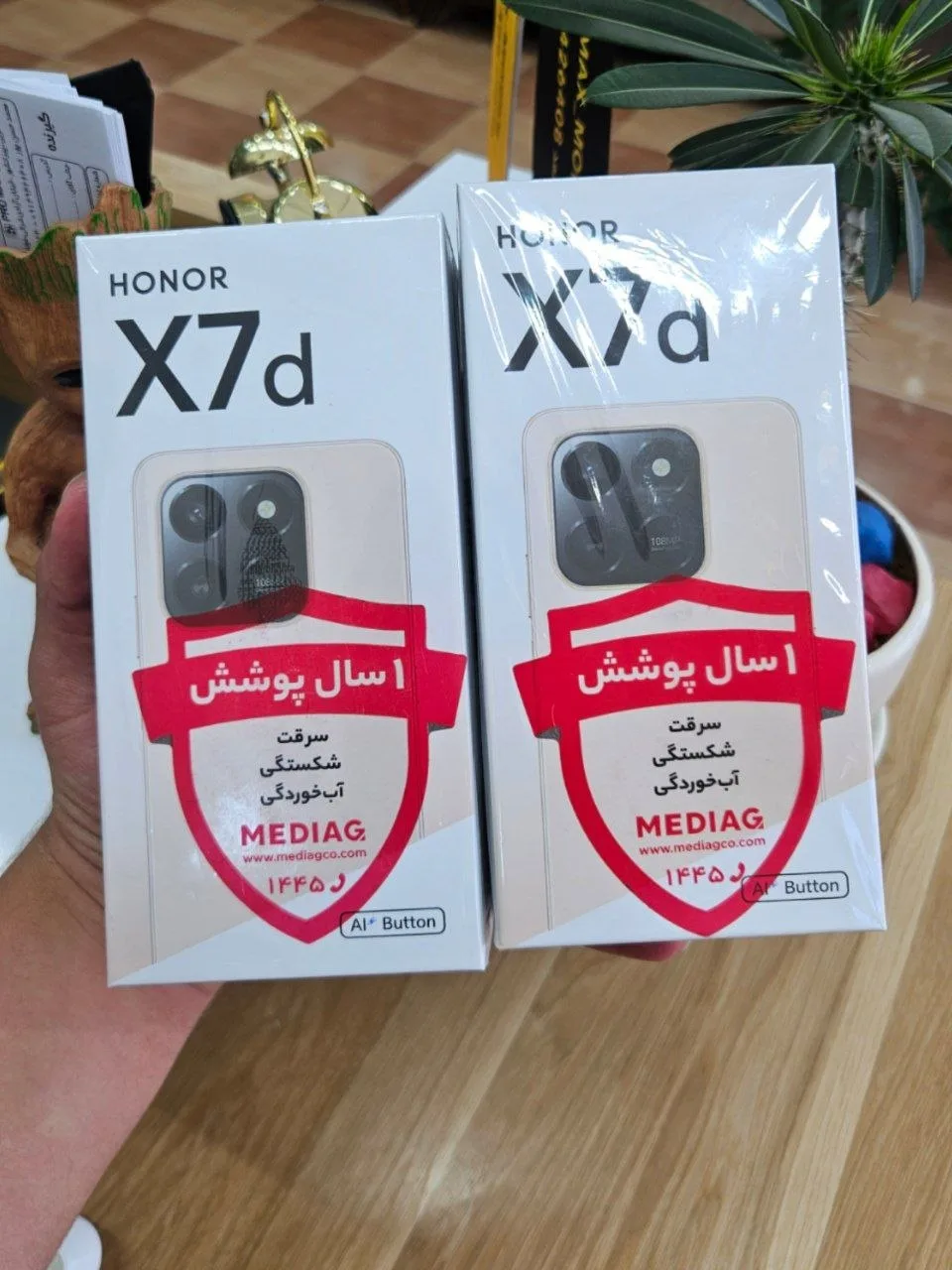 گوشی HONOR X7d 4G ظرفیت 256GB رم 8 رنگ Meteor Silver با گارانتی ۱۸ماهه - Image 4