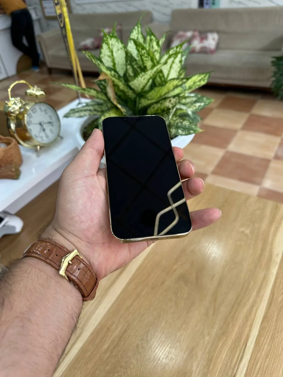 گوشی موبایل اپل مدل iPhone 13 Pro ظرفیت 256 گیگابایت رنگ طلایی (کارکرده در حد نو) - Image 5