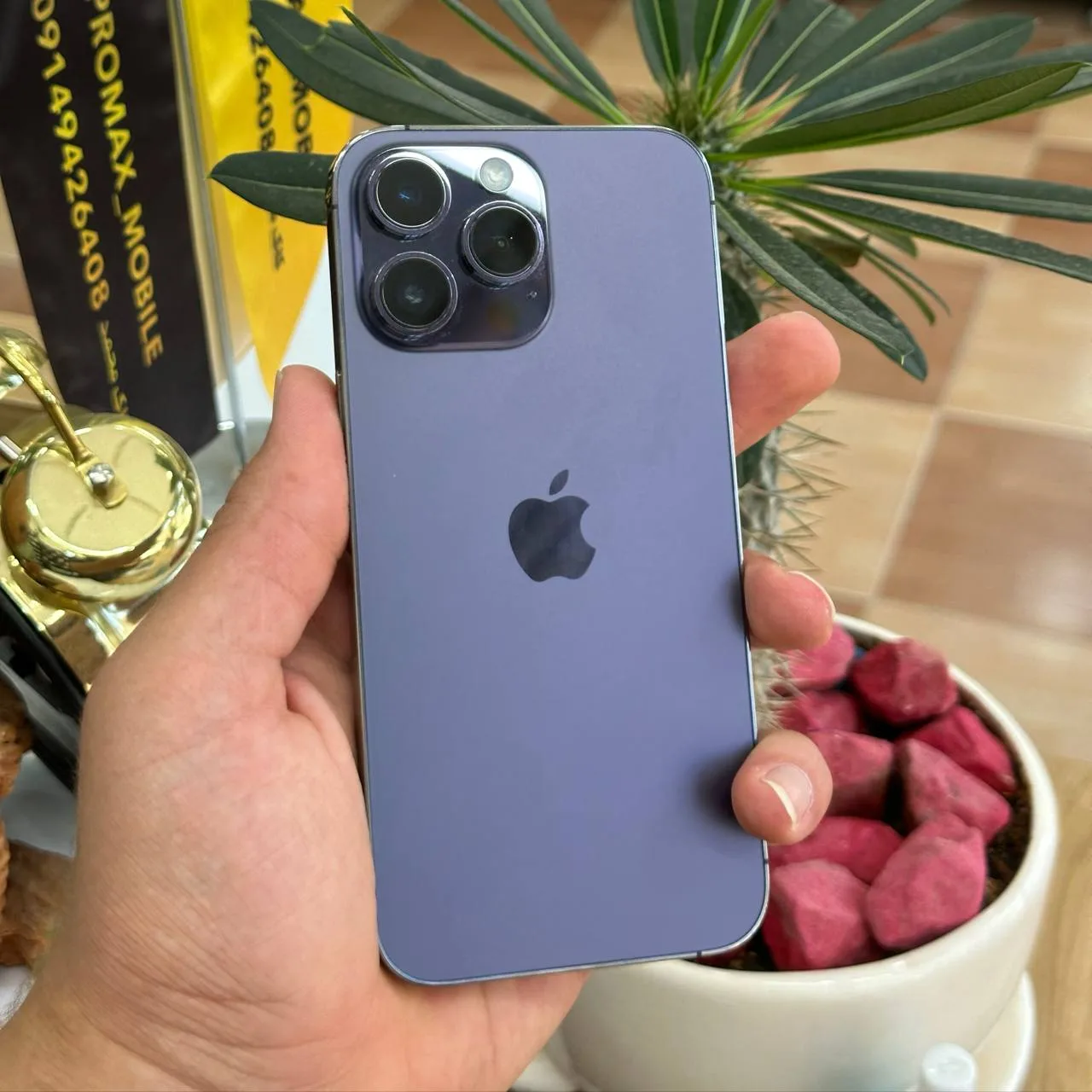 گوشی موبایل اپل مدل iPhone 14 Pro Max ظرفیت 256 گیگابایت رنگ بنفش عمیق (کارکرده در حد نو - دو سیمکارت ZA/A - پک اصلی - رجیستر شده) - تصویر 5
